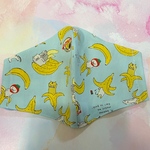 SSサイズ❣️大人サイズ変更可能❣️薄地マスク・バナナ🍌ねこ・幼児立体マスク・手作りマスク