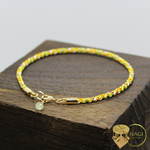 [送料無料] 天然石と組紐のアンクレット