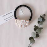 ［１点再販］KAKINOTANEビーズ刺繍ヘアゴム