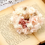 送料無料＊ミニリース＊プリザーブドフラワー リース＊薔薇と紫陽花のリース＊返礼品＊お礼＊お誕生日＊内祝い