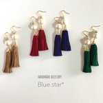 秋冬color♡　タッセルピアス