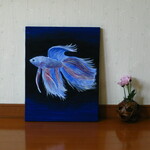『Betta』　キャンバス　アクリル画　F6