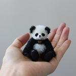 ともみ様オーダー品　ミニチュアテディベア    パンダ