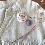刺繍ブローチ　2個セット