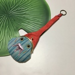 カエル　ゲロゲロキーケース　♡アクアステッチ♡