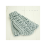 完成品　Tree of Life knit  (わんちゃんのセーター)