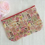 フラットポーチ リバティ フォーゲットミーノッツ