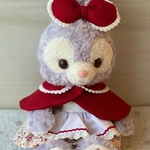 再販　送料無料　ステラルー エプロン 付き ワンピース ・ ケープ ・ リボン セット