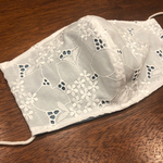 花柄レース 立体マスク 夏マスク 秋マスク