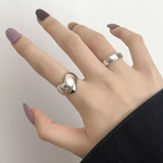 S_43 シルバーリング シンプルリング 夏 シルバー925 silver925 