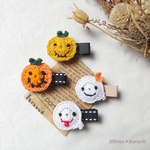 【SAL☆380→350】ハロウィンモチーフのヘアクリップ