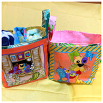 ロラライハリス 布バスケット2コセット