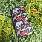 No.140 新柄 受注製作 リバティ  動物柄 Queue for the Zoo iPhoneケース