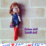 ❤︎ちょっぴり大人な❤︎ロゴ入りデニムワンピ❤︎ルルベちゃん❤︎送料無料