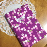 お薬手帳も入る！診察券&保険証ホルダー(purple)