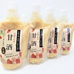 【メール便・送料込み】有機玄米あまざけ２５０ｇ×４本