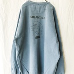 ・少数入荷・QUANTIZE イラストガーメントダイスウェット XL ブルージーン