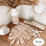 ラフィアのインテリアマット