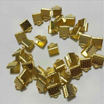 金色ワニ口6mm35個
