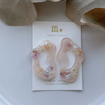 大ぶり♡うねうね不規則フープ ピアス/イヤリング  
