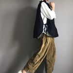 ■スモックビブ■ブラック■エプロンベスト