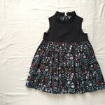 【送料込】えりフリルワンピース
