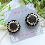 黒蝶貝** ピアス