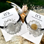 レジン　フラワーヘアゴム🌼