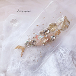 SALE マーメイドオーロラビジューiphoneケース iphoneＸ.XS