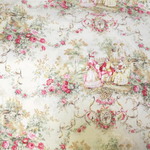 Ruru　Bouquet　ロココシーン柄布　アイボリー　50cm