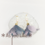 オーロラフラワーピアス