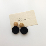 ブラック▸▹ピアス＆イヤリング