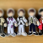 ♪m様オーダー品♪フェルト着せ替え人形　5人組