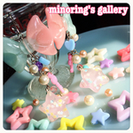 ゆめかわいい☆パステルリボンのピアス（キャンディ