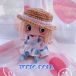 🌟受注製作🌟イーマリーちゃん❤︎の洋服甚平と麦わら帽子のセット❤︎送料無料