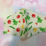SSサイズ❣️サイズ変更可能❣️薄地マスク・野菜・手作りマスク・幼児立体マスク