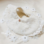 新作♡マーガレットとフリルのベビースタイ♡