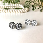 Black simple ピアス/イヤリング
