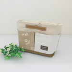 大人可愛いバッグインバッグ＊茶系