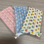 マスク☆ハンドメイド・ネコフェイス／3点セット♪送料込み！