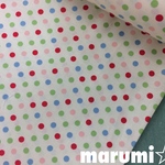110×50★ドット柄★生成／カラフルドット
