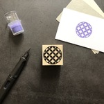 【50%OFFセール♪】七宝_丸型_和柄_福わけはんこ