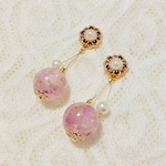 レジンアクセサリー　パール　ピアス　イヤリング　【送料無料】