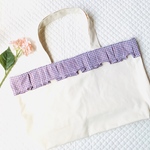 オーダー品　チェックフリルのマザーズバッグ　