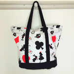 アリスシルエッ だ円底トートバック