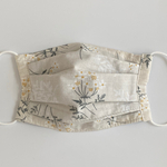 【夏用】冷感プリーツマスク／フィルターポケット付き　レースフラワー②