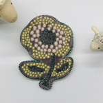 #AUTUMN＆WINTERコレクション＃送料無料＃ハンドメイド#ミナペルホネンブローチ*まがったお花