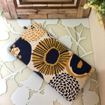 《ナル様専用》☆インクブルーの花 オフ☆スマート長財布