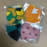 鬼滅の刃　風　クールマスク