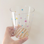 星たくさんの耐熱グラス